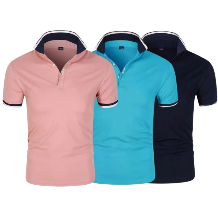 [BUY 2 GET 3] Essential Kit Polo Shirts (3-Pack)