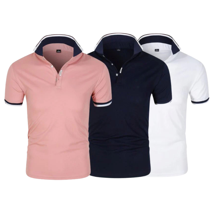[BUY 2 GET 3] Essential Kit Polo Shirts (3-Pack)