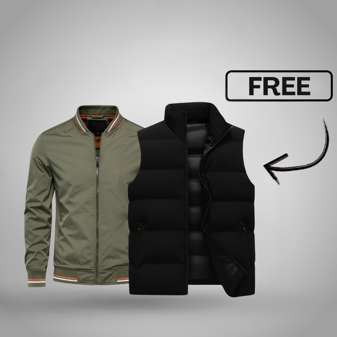 [BUY 1 GET 2] Bomber Jacket + Free Vest
