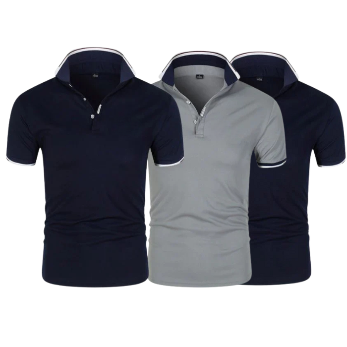 [BUY 2 GET 3] Essential Kit Polo Shirts (3-Pack)