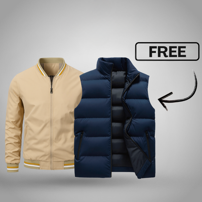 [BUY 1 GET 2] Bomber Jacket + Free Vest