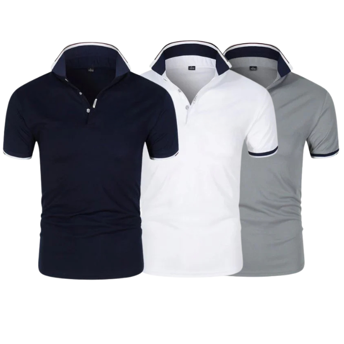 [BUY 2 GET 3] Essential Kit Polo Shirts (3-Pack)